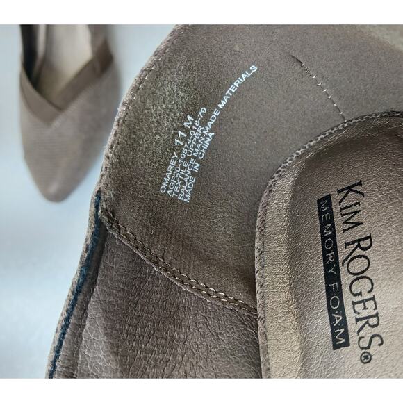 Kim Rogers "Omarey" Snakeskin Design Classic Slip-On Pumps l Size: 11 - Picture 3 of 11